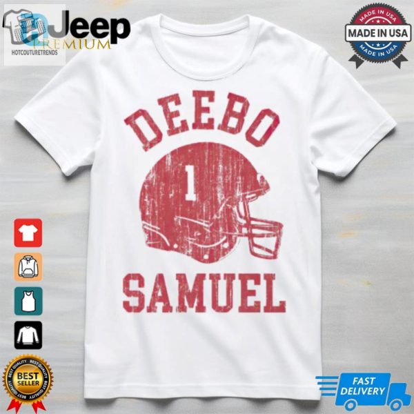 San Francisco 49Ers Deebo Samuel Helmet Shirt hotcouturetrends 1 1