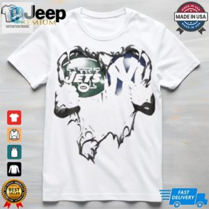 New York Jets And Yankees Sport Team Love Heart Shirt hotcouturetrends 1 1