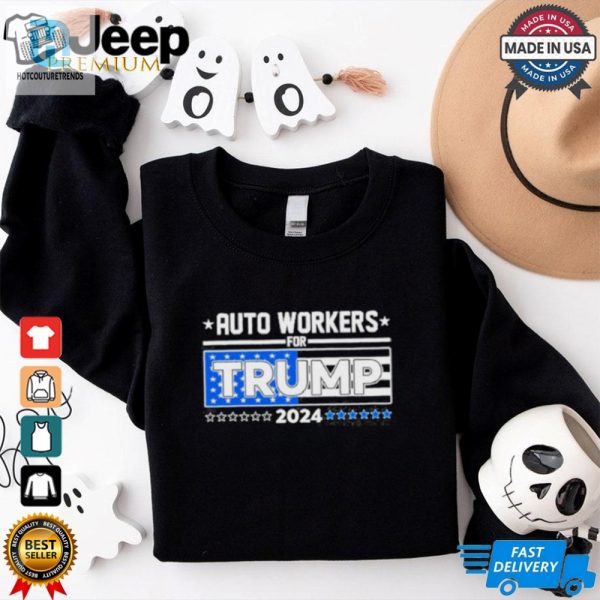 Auto Workers For Trump 2024 Detroit Shirt hotcouturetrends 1 2