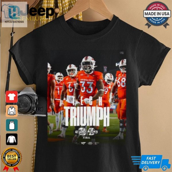 Virginia Tech Hokies Wins 42 21 Boston College Eagles Football October 17 2024 Game Final Score Shirt hotcouturetrends 1 1