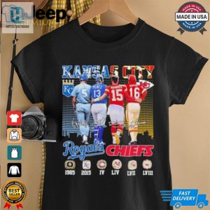 Kansas City Royals Brett Perez X Kansas City Chiefs Mahomes Dawson Signatures Shirt hotcouturetrends 1 5