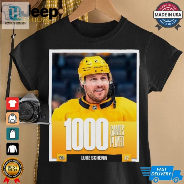 Luke Schenn Nashville Predators Nhl 1000 Games Played T Shirt hotcouturetrends 1 5