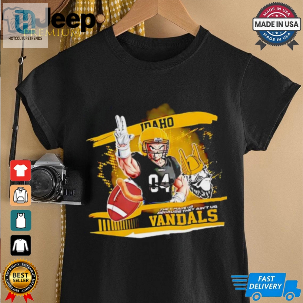 Vegeta X Ncaa Idaho Vandals They Hate Us Because Aint Us 2024 Shirt 