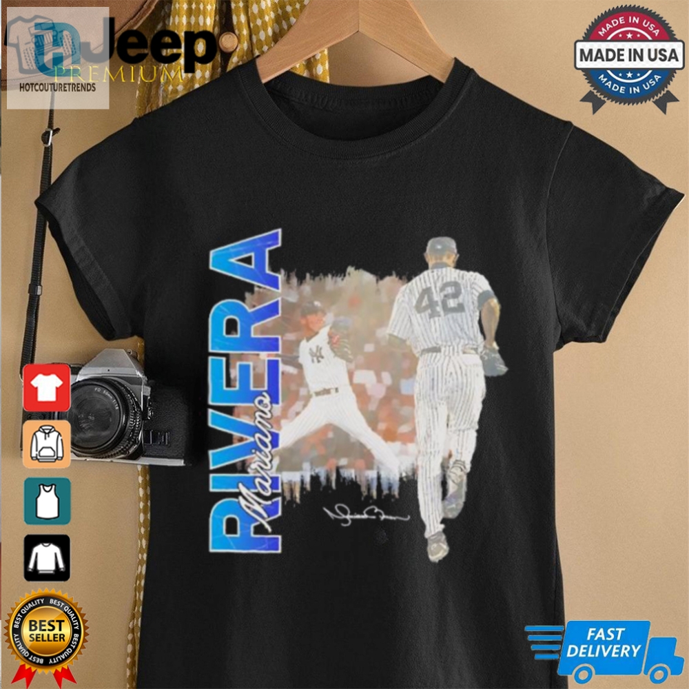 Mariano Rivera New York City Skyline Signature Shirt 