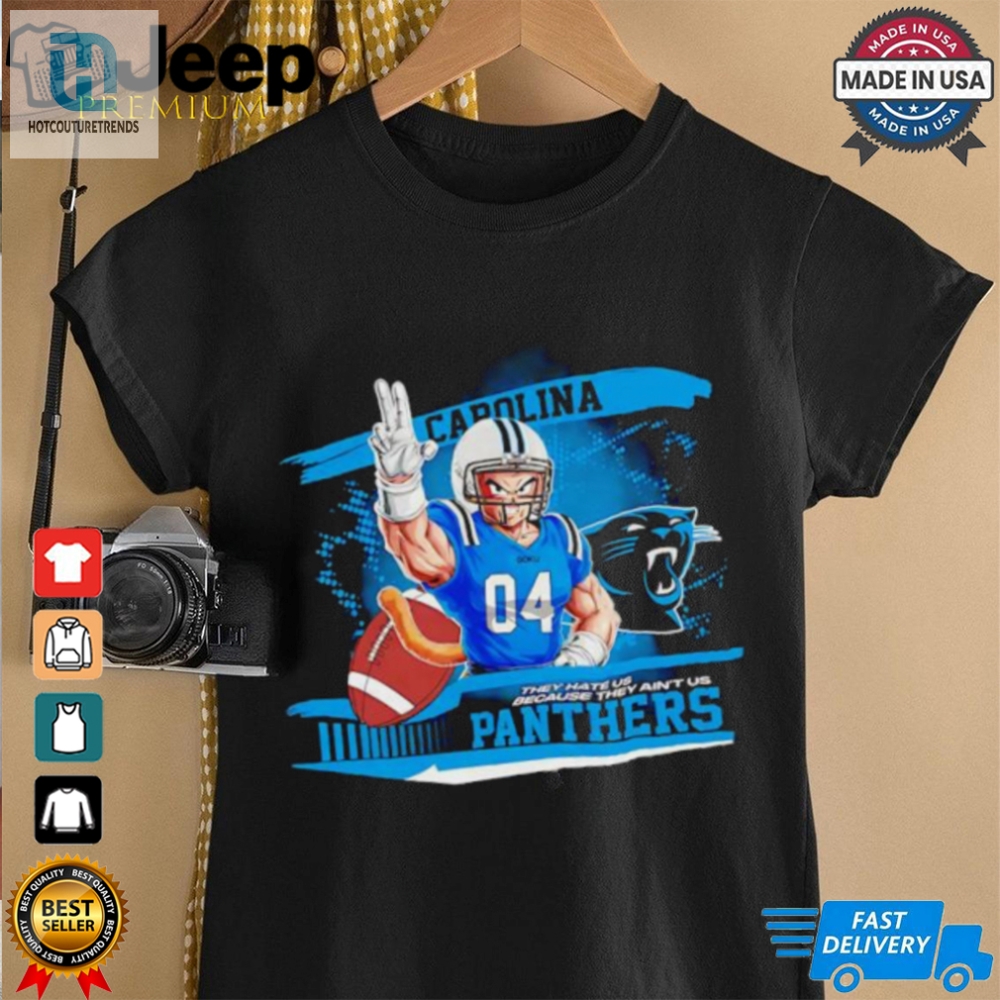 Vegeta X Ncaa Carolina Panthers They Hate Us Because Aint Us 2024 Shirt 