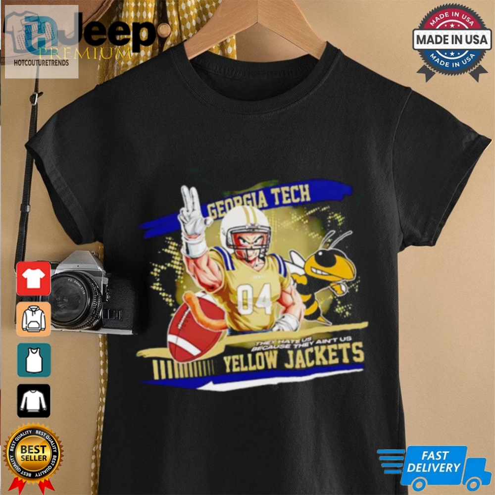 Vegeta X Ncaa Georgia Tech Yellow Jackets They Hate Us Because Aint Us 2024 Shirt 