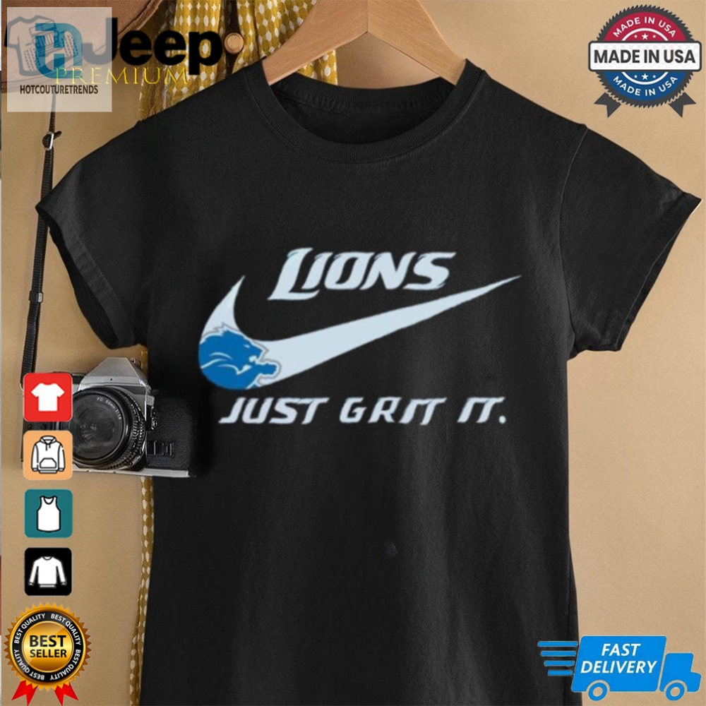 Official Detroit Lions X Nike Just Grit It Shirt 