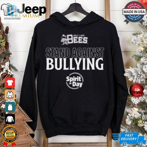 Official Salt Lake Bees Stand Against Bullying Spirit Day 2024 Shirt hotcouturetrends 1 4