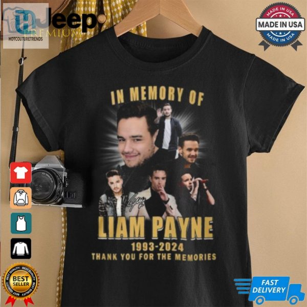 In Memory Of Liam Payne 1993 2024 Thank You For The Memories Gift For Fans T Shirt hotcouturetrends 1