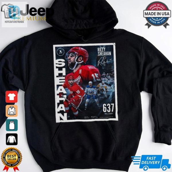 Official Poster Riley Sheahan Red Wings Nhl 2024 637 Regular Season Games Signature T Shirt hotcouturetrends 1 6