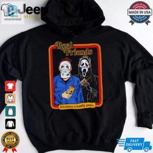 Michael Myers Vs Ghostface Real Friends Its Been A Lonely Year Halloween Shirt hotcouturetrends 1 6