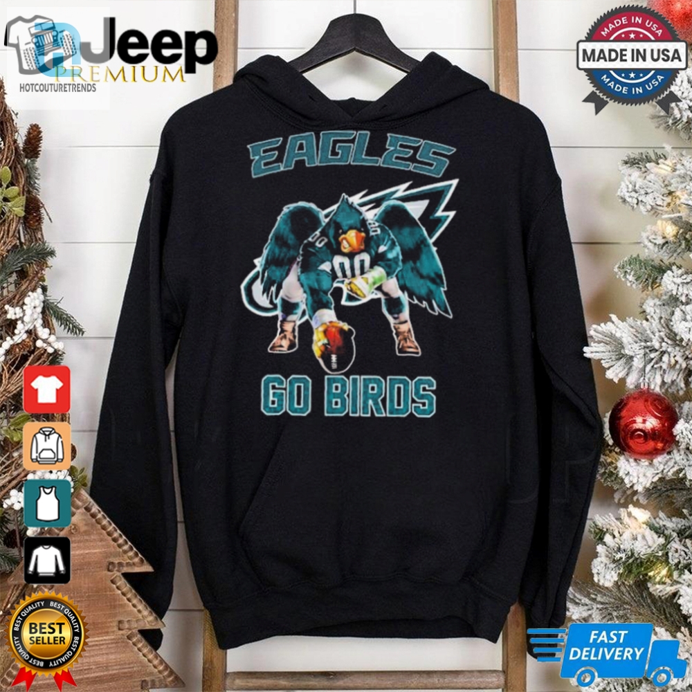 Philadelphia Eagles Go Birds Football Mascot Shirt 