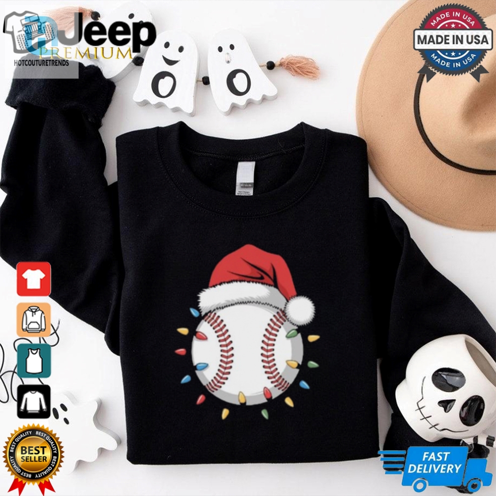 Baseball Christmas T Shirt 