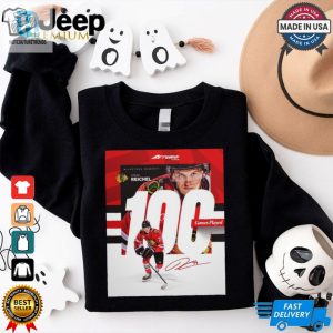 Nhl Chicago Blackhawks Lukas Reichel 100 Games Played Signature Poster T Shirt hotcouturetrends 1 10