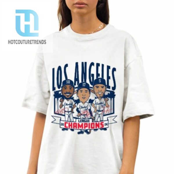 Los Angeles League Champions Caricatures 2024 Shirt hotcouturetrends 1