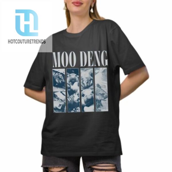 Cute Moo Deng Bootleg Pygmy Hippo Shirt hotcouturetrends 1