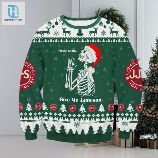 Jameson Please Santa Ugly Sweater hotcouturetrends 1