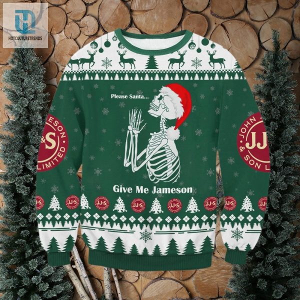 Jameson Please Santa Ugly Sweater hotcouturetrends 1 1