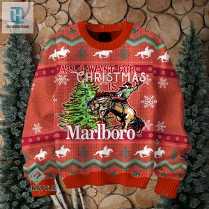 All I Want For Christmas Is Marlboro Ugly Christmas Sweater hotcouturetrends 1 1