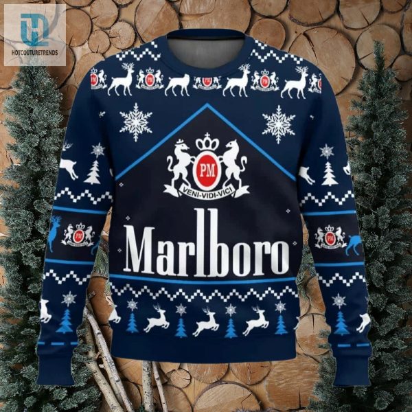 Marlboro Ice Blast Cigarette Ugly Christmas Sweater hotcouturetrends 1 1