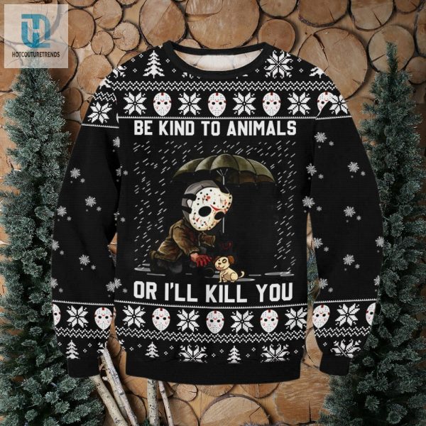 Horror Kind To Animals Ugly Sweater hotcouturetrends 1 1