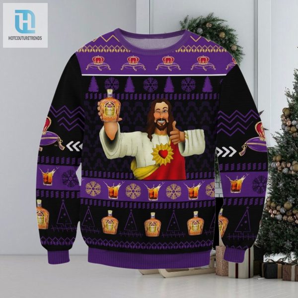 Crown Royal Jesus Like Ugly Sweater hotcouturetrends 1