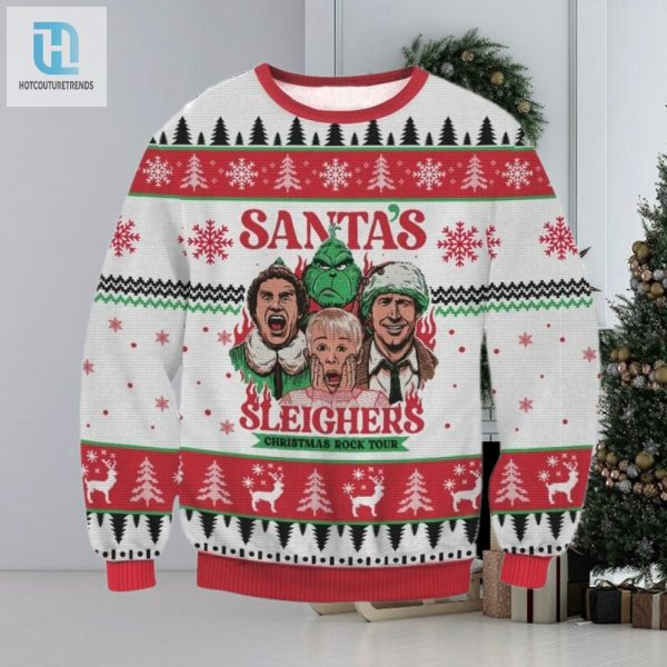 Santa Sleighers Ugly Sweater hotcouturetrends 1