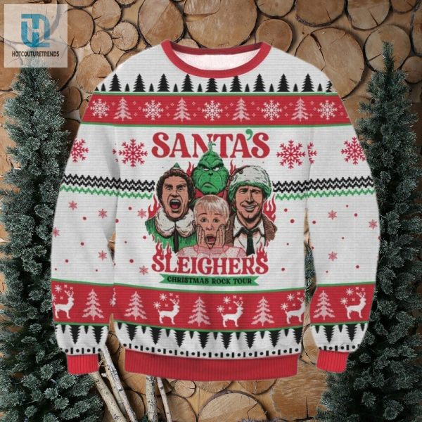 Santa Sleighers Ugly Sweater hotcouturetrends 1 1