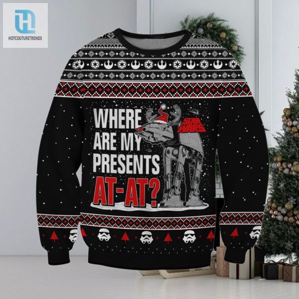 Star Wars Where Presents Ugly Sweater hotcouturetrends 1