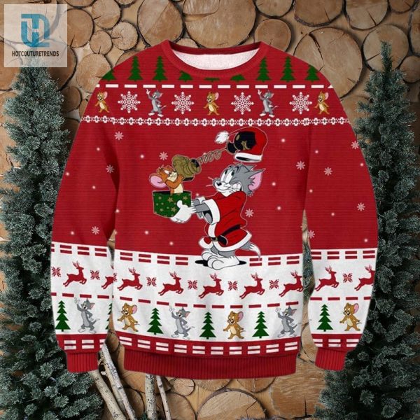 Tom Jerry Christmas Ugly Sweater hotcouturetrends 1 1