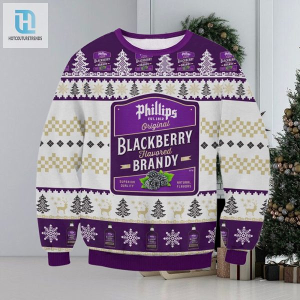 Blackberry Brandy Ugly Sweater hotcouturetrends 1