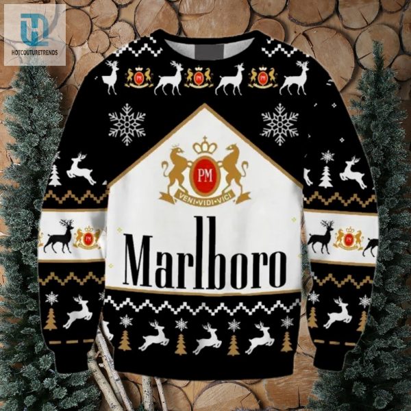 Marlboro Print Fun Ugly Christmas Sweaters hotcouturetrends 1 1