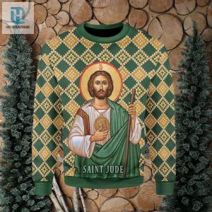 Saint Jude Ugly Christmas Sweater hotcouturetrends 1 1