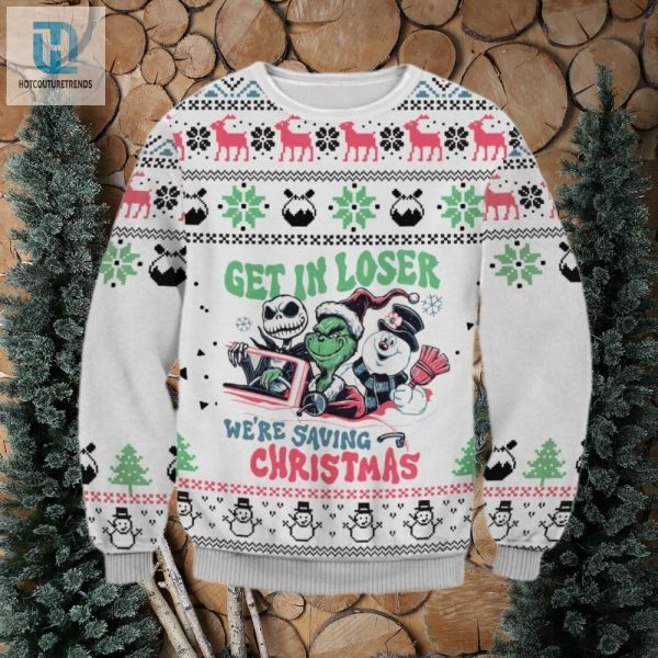 Get In Loser Christmas Ugly Sweater hotcouturetrends 1 1