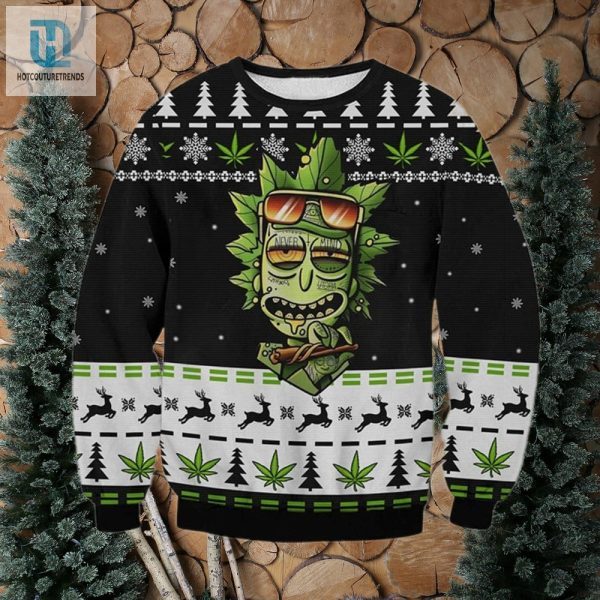 Marijuana Rick Ugly Sweater hotcouturetrends 1 1