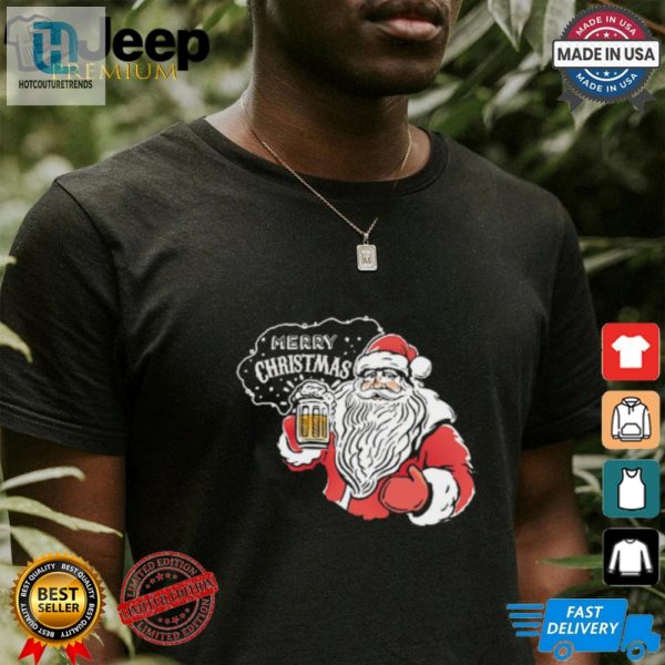 Merry Christmas Santa With Beer T Shirt hotcouturetrends 1 1