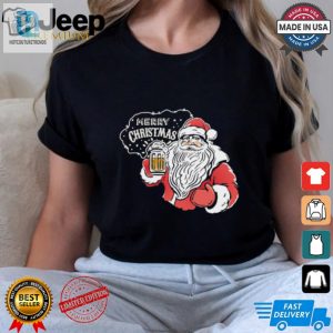 Merry Christmas Santa With Beer T Shirt hotcouturetrends 1 2