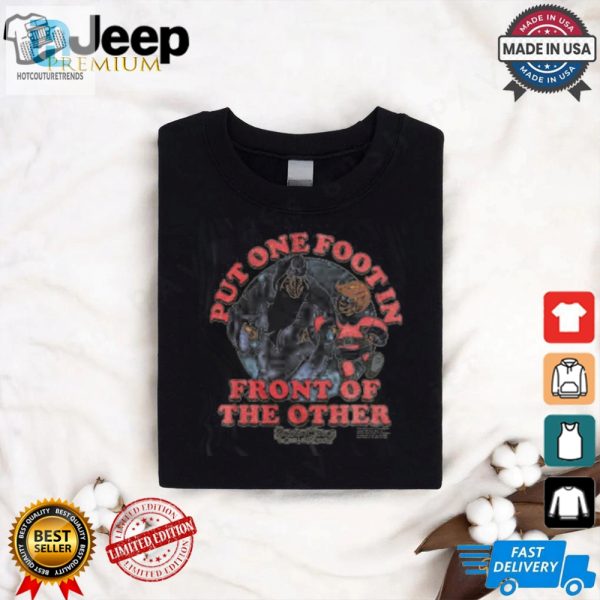 One Foot In Front Of The Other Santa Claus Is Comin To Town T Shirt hotcouturetrends 1