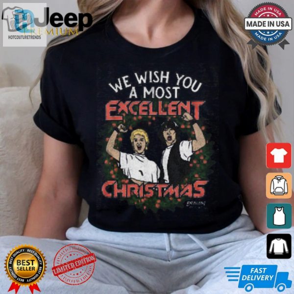 Bill And Ted Excellent Christmas T Shirt hotcouturetrends 1 2