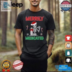 Merrily Medicated Retro Sarcasm Chronic Pain T Shirt hotcouturetrends 1 2