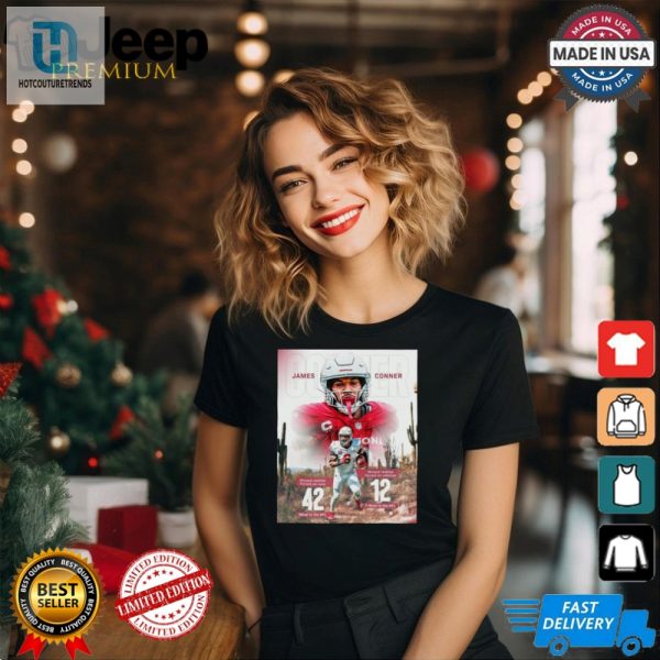 James Conner Arizona Cardinals Nfl Missed Tackles Forced On Runs 42 Most In The Nfl Poster T Shirt hotcouturetrends 1