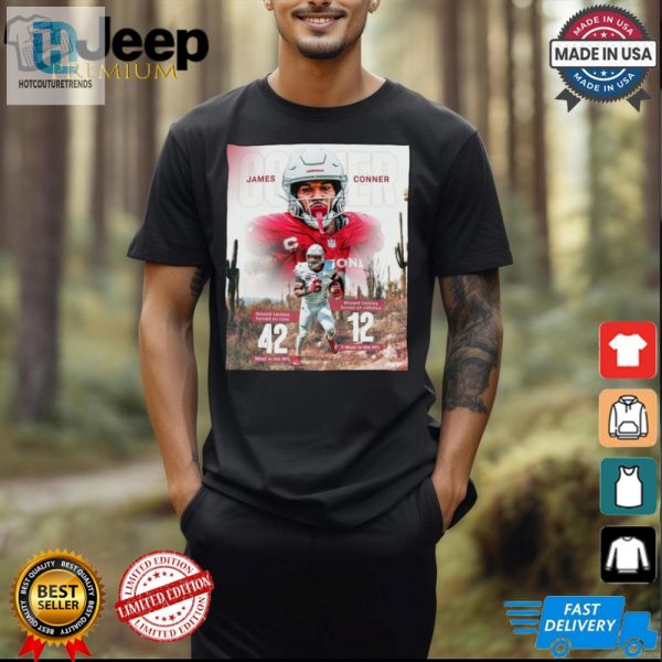 James Conner Arizona Cardinals Nfl Missed Tackles Forced On Runs 42 Most In The Nfl Poster T Shirt hotcouturetrends 1 2