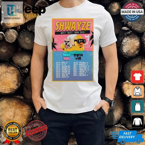 Shwayze West Coast 2025 Tour Shirt hotcouturetrends 1