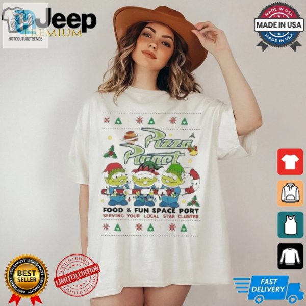 Pizza Planet Food And Space Port Christmas Shirt hotcouturetrends 1 2