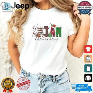 Personalized Christmas Name Brian Shirt hotcouturetrends 1 3