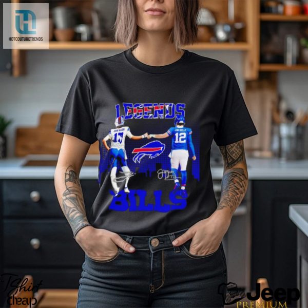 Buffalo Bills Legends Josh Allen And Jim Kelly Signatures Shirt hotcouturetrends 1 1