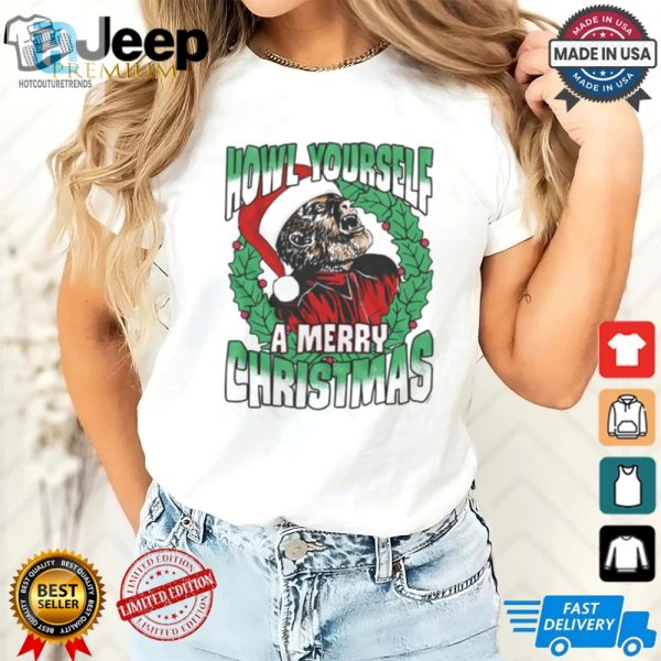 Howl Yourself A Merry Christmas Universal Monsters T Shirt hotcouturetrends 1 3