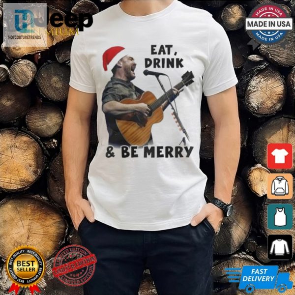 Dave Matthews Band Eat Drink And Be Mercy Rock N Roll Christmas Shirt hotcouturetrends 1