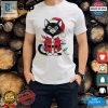 Christmas Cats Santa Hat Meowy Christmas Light Cat Shirt hotcouturetrends 1