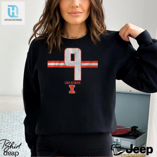 Illinois Football Luke Altmyer Number Stripe Shirt hotcouturetrends 1